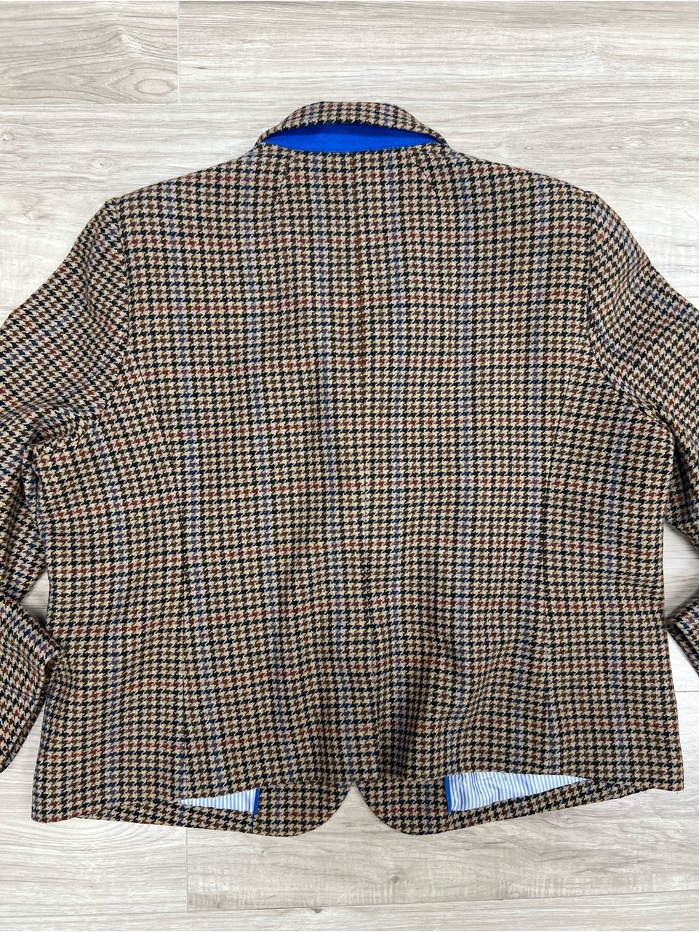 J CREW FACTORY Wool Blend Schoolboy Blazer in Houndstooth Size 20 - Picture 9 of 16